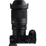 Sigma zoom lens on Sony mirrorless camera, available at Camix UK.