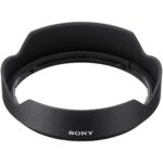 Sony lens hood for camera lenses, available at Camix UK.