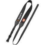 Sony camera strap for mirrorless and DSLR cameras, ideal for photography gear.