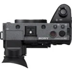 Sony cinema camera body with controls, ideal for professional videography.