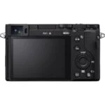 Rear view of a digital camera with LCD screen and control buttons, available at Camix camera shop UK.