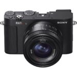 Sony RX1R II compact digital camera with Zeiss lens, ideal for professional photography.