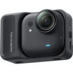 Insta360 GO Ultra compact camera with wide-angle lens, ideal for vloggers and photographers.