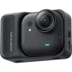Insta360 GO Ultra compact camera with wide-angle lens, ideal for vloggers and photographers.