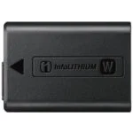 Sony InfoLITHIUM W battery for digital cameras and camcorders.