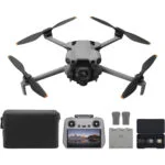 DJI drone with controller, batteries, and accessories from Camix camera shop UK.