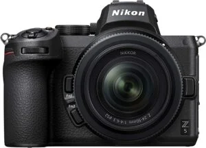 Nikon Z5 mirrorless camera with NIKKOR Z 24-50mm lens, available at Camix UK.