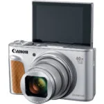 Canon SX740 HS digital camera with flip screen and 40x optical zoom.