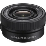 Sony E PZ 16-50mm f/3.5-5.6 OSS II lens for mirrorless cameras.