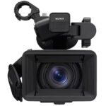 Sony professional video camera with lens and accessories, available at Camix UK.