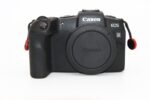 Canon EOS R mirrorless camera body on display at a UK camera shop.
