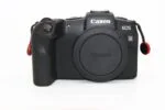 Canon EOS R mirrorless camera body on display at a UK camera shop.