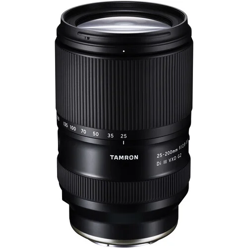 Tamron 25-200mm Di III VXD G2 lens for mirrorless cameras, ideal for versatile photography.
