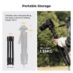K&F Concept Lightweight Aluminium Camera Tripod Light weight - Image 5