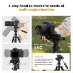 K&F Concept Lightweight Aluminium Camera Tripod Light weight - Image 4