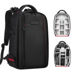 K&F Concept Camera Backpack Large Waterproof Photography Camera Bag with Laptop/Tripod Compartment 18L
