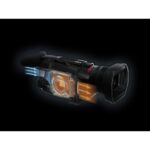 Professional video camera with advanced cooling system, ideal for filmmakers and videographers.