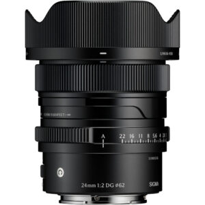 Sigma 24mm F2 DG Contemporary Sony E Lens – Black