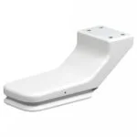 White camera accessory mount for photography equipment
