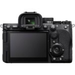 Back view of a mirrorless camera with LCD screen and controls, available at Camix UK.