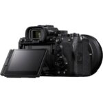 Sony mirrorless camera with adjustable screen and lens, available at Camix UK.