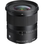 Sigma 12mm f/1.4 DC lens for digital cameras, available at Camix UK.