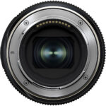 Close-up of a camera lens mount, ideal for photography gear enthusiasts.