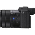 Sony mirrorless camera body with lens, ideal for professional photography.