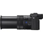 Professional camera with long zoom lens, ideal for wildlife photography, available at Camix UK.