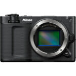 Nikon Z camera body with 24-200mm lens, ideal for professional photography.
