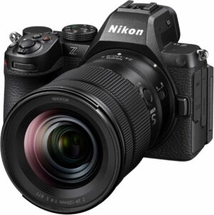 Nikon Z5 II with 24-120mm lens, mirrorless camera available at Camix UK.