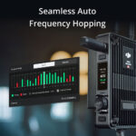 DJI wireless video transmitter with seamless auto frequency hopping feature.