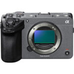 Sony mirrorless camera body with E-mount, ideal for professional photography and videography.