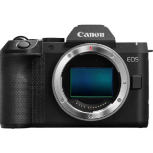 Canon EOS mirrorless camera body, ideal for professional photography.