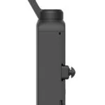 DJI Osmo Pocket 2 handheld gimbal stabilizer camera, side view.