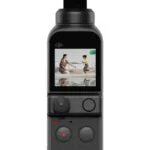 DJI Pocket 2 Creator Combo handheld gimbal camera with touchscreen, ideal for video and photography.