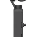 DJI Pocket 2 Creator Combo handheld gimbal stabilizer camera, side view.